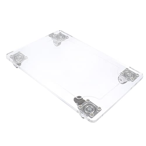 HANABASS Plant Tray on Wheels Acrylic Flowerpot Base Moveable Planter Easy to Roll Modern Style