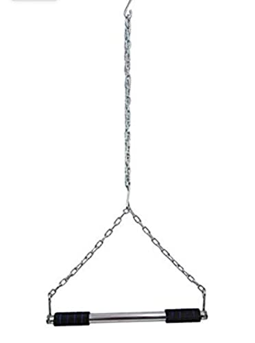 Kalindri Sports Height Increaser Steel Chin Up Bar | Hanging Chin Up Bar, Chin Up Rod, Height Increaser And Pull Ups Exercise With Heavy Chain Rod And Foam Grip Heavy Duty Bar #TOP1