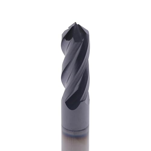 Image of BestParts 2Pcs 1 /4 inch 4-Flute 90 Degree Solid Carbide Drill Mill - AlTiN Coated, 90 Included Angle, 4 Flute, 1 /4 inch Cutting Diameter, 1 /4 inch Shank Diameter, 3 /4 inch Length of Cut, 2-1 /2 inch Overall Length