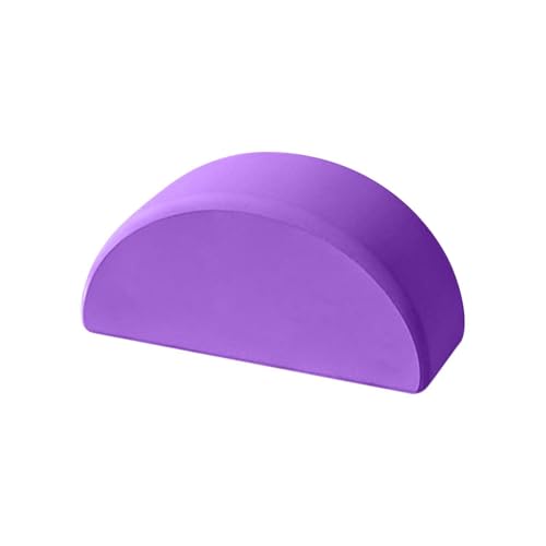 Bloques de yoga | Medias redondas de alta densidad antideslizantes - Bloques de entrenamiento Pilates para ejercicio | Para estabilidad física, equilibrio, estiramiento, fitness, hogar, gimnasio