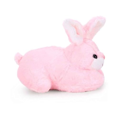 Image of DearJoy Rabbit Plush Soft Toy Figure - Pink, 26cm