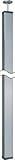 Hager Tehalit Da 200 – Column for Mechanism Universal with Divider Height 3.1 – 3.4 m
