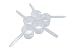 118.4 cc (1/2 Cup | 4 Fl Oz.) Long Handle Scoop for Measuring Coffee, Grains, Protein, Spices and Other Dry Goods (Pack of 5)