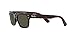 Ray-Ban Men's RB2283 Mr. Burbank Rectangular Sunglasses, Havana/Green, 52 mm