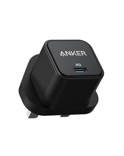 Anker USB C Charger, PowerPort III 20W Cube Charger for iPhone 16 Pro Max/16 Pro/16 Plus/15/14/13/12/11, Galaxy, Pixel 4/3, iPad Pro and Samsung S25/S24 (Cable Not Included)