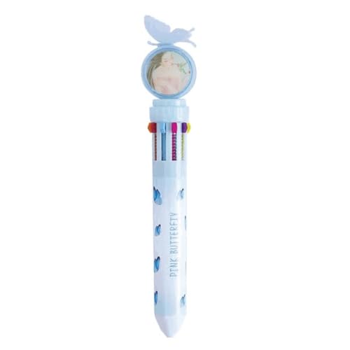 Stylo à bille rétractable multicolore pour organiser vos fiches et fournitures scolaires