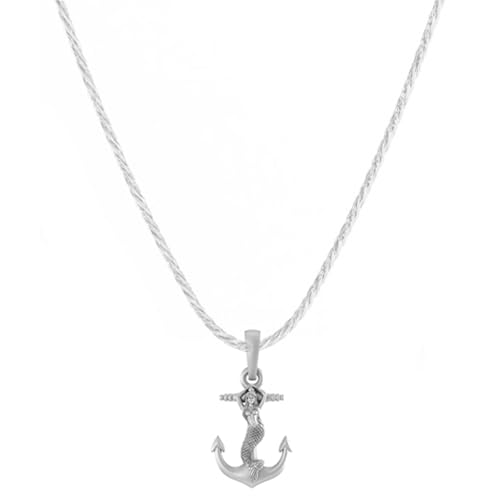 Pendentif en argent sterling 925 avec chaîne de 55,9 cm et médaillon de protection tendance