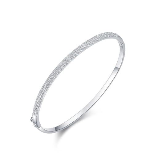 Ayoiow Geometric Leather Bracelets Braided with Created Diamond, Christmas Bracelets