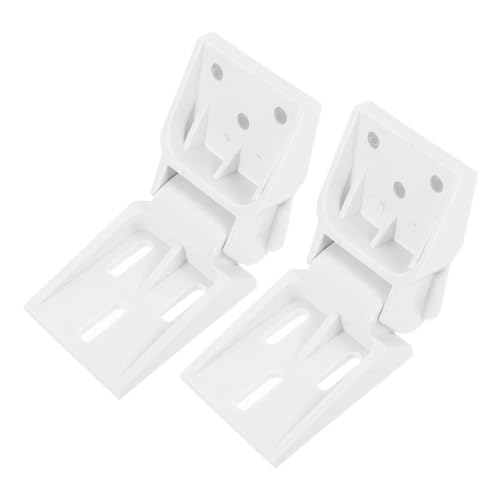 Gatuida 2 piezas Bisagras para Puerta de Congelador Pequeñas Accesorio para Frigorífico con Diseño Resistente Tornillos Soporte Multifuncional para Recambios Frigoríficos