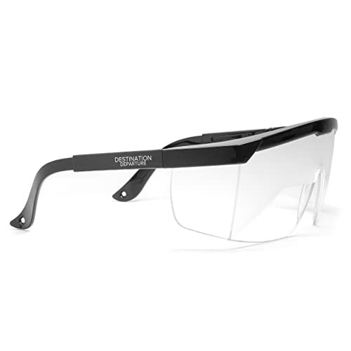 Foggles - IFR Training Aviation Glasses, View Limiting Device - Aviation Training IFR Foggles - Adjustable Frosted Polycarbonate Lenses - Simulates Meteorological Conditions