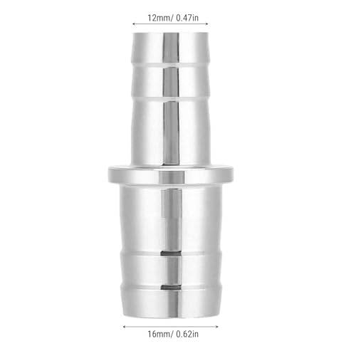 Adaptador de tubería 12-16mm de acero inoxidable para manguera de acuario, 2 unidades 5