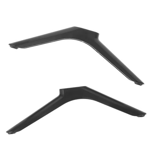 PRETYZOOM Soporte de TV de Mesa para Smart TV de 32 Pulgadas, Patas Antideslizantes con Tornillos, Base Reforzada con 4 Almohadillas Protectoras, Accesorio Compatible para Pantallas Planas