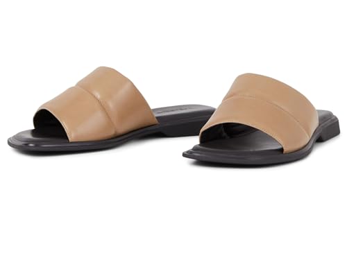 Vagabond Shoemakers Women's Slide Sandal, Beige, 8