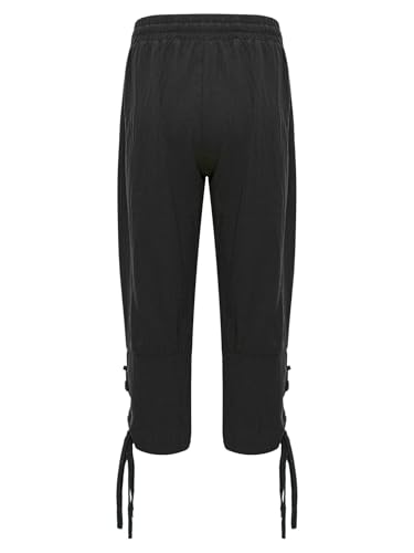 Choomomo Medieval Renaissance Pants for Boys Kids Ankle Banded Pirate Pants Halloween Viking Trousers2
