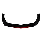 MARXAN 4 Pcs Gloss Black Red Front Bumper Lip Splitter Spoiler Body Kits Compatible for Acura TLX A-Spec