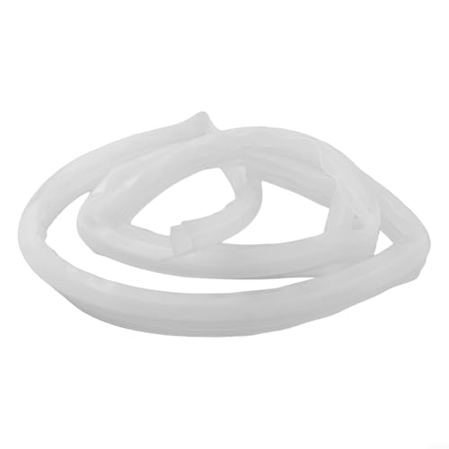 Tira de sellado de goma de repuesto de 2 m para puertas de ducha de baño, adecuada para parte inferior de vidrio para evitar fugas de agua y penetración de viento (12 mm)