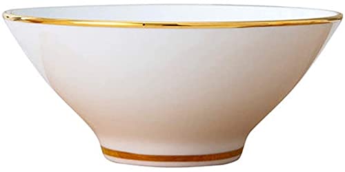 Pasta Bowls Northern Europe Bowl Rice Bowl Ceramic Bowl Home Bone China Simple Chinese Eating Bowl Hand-Painted Bowl Tableware Salad Bowls,