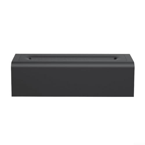 Honseadek Difusor de aroma de llama y humidificador colorido simulador de luz de llama (negro)