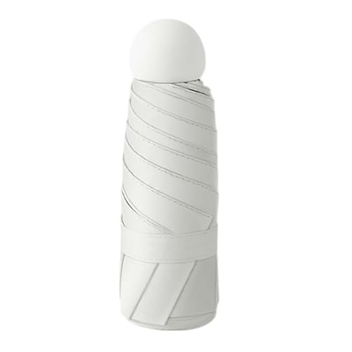 Generisch Paraguas de conducción con función de protección UPF50+, paraguas compacto plegable de 6 huesos, resistente al , duradero, con fundas de almacenamiento, protección solar, protección