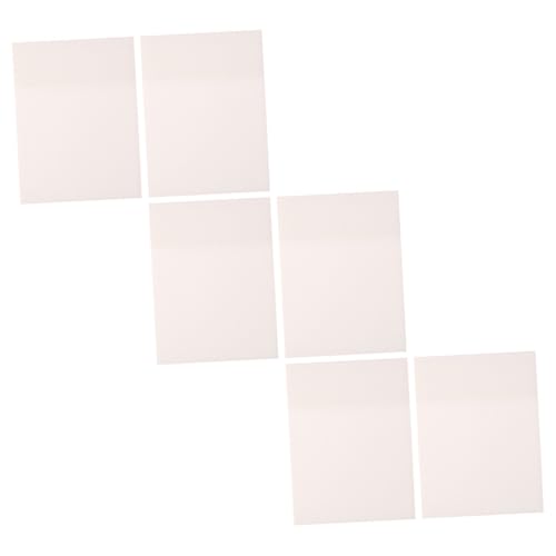 OSOLADY 6個 防水透明メモパッド ポータブル便利付箋 スティッキーノート 学校 オフィス用 重要事項リマインダー 整理優先管理対応