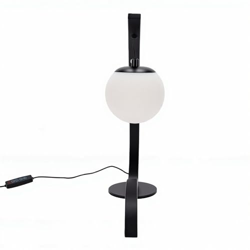 Lampe de chevet LED Jiawu au fini noir mat avec soin des yeux premium