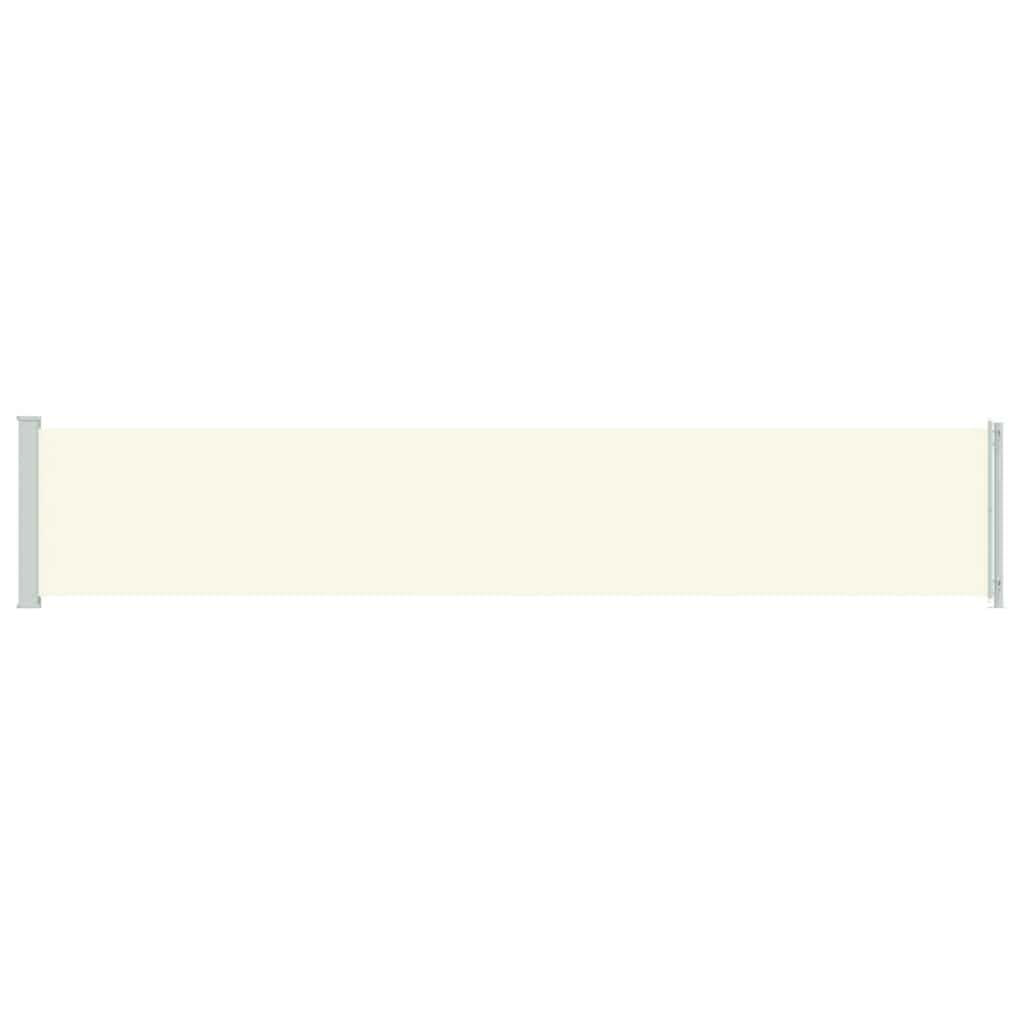 vidaXL Tenda Laterale Retrattile per Patio 117x600 cm Crema