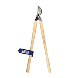 Hickok Heavy Duty Tree Lopper – 30" Long Reach Tree Branch Cutter with Hickory Wood Handles | Professional Arborist Pruning Tool Made in USA