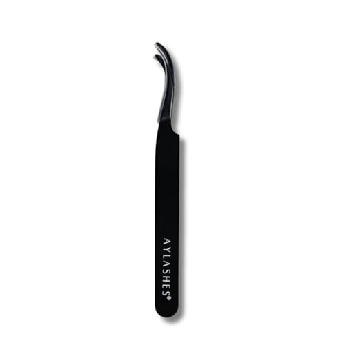 AYLASHES DIY Lashgrap Applicator Pro für Wimpernextensions exaktes Platzieren der Wimpern minimiert das Anhaften der Wimpern Ergonomische Gebogene Form & passt sich der Augenform an
