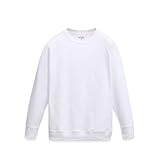 [サニーハグ] 体操服 体操着 長袖 男女兼用 吸汗速乾 スクール キッズ (130cm, 丸首長袖)