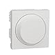 Schneider Electric Unica Dreh-Dimmerschalter Drucktaster, 200W 230V ac 16A, 1 Auslass H. 45mm B. 45mm T. 47mm