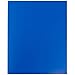 JAM Paper Heavy Duty Plastic Two Pocket Presentation Folders - Blue - 108/pack