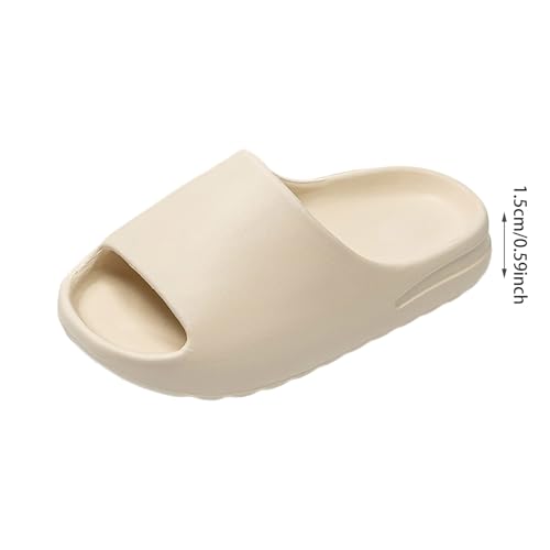 IWIHMIV Kids Cloud Slides Girls Shower Slippers Boys Comfortable Slip on Sandals Non Slip Summer Pool Thick Soled Shoes3