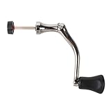 Trinkrittey 1Pcs Fishing Swivel Reel Handle Fishing Wheel Grasp All-Metal Rocker Grip Spin Crank Handle for Spin Reels Replacement Grip Parts Knob Tackle Wheel Arm Grips Part