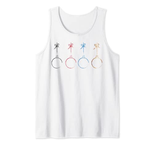 Bolas de Navidad Camiseta sin Mangas Cover