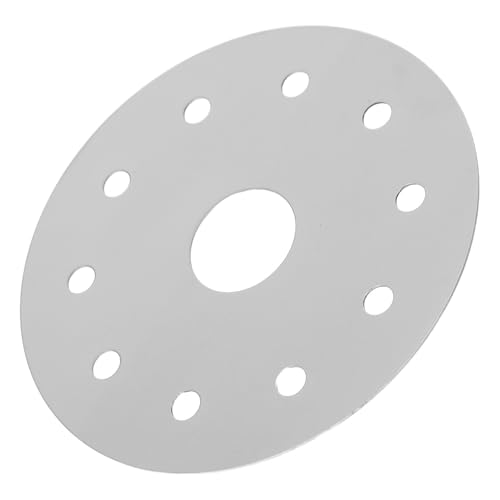 USHOBE Placa de conducción térmica para cocina de inducción, placa adaptadora de acero inoxidable para ollas y sartenes, fácil de limpiar en cocina