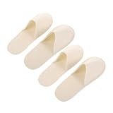 Mipcase 2paare Einweg Gästehausschuhe Aus Filz Rutschfest Für Spa Und Hotel Unisex Sommer Leicht Tragbar Als Einweg-hotelartikel