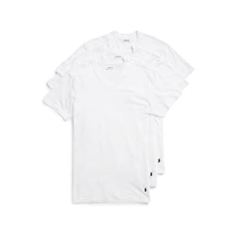 POLO RALPH LAUREN Classic Fit V-Neck Undershirts 3-Pack Cover