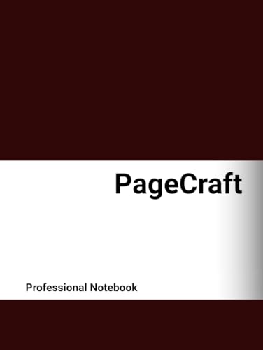 PageCraft: Professional Executive Notebook, 8.25×11 Inches, Premium Hardcover with 160 Lined Pages — Perfect for Business Meetings, Office Notes, and Daily Writing