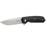 CRKT Maven Folding Pocket Knife: Plain Edge Folder with Locking Liner, Everyday Carry Folded Knife with IKBS Ball Bearing Pivot System, and G Handle 6920