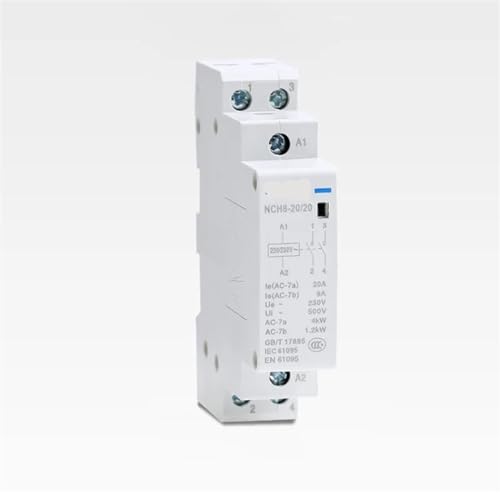 Contacteur AC domestique NCH8 25A inverseur 1NO 1NC pour commande silencieuse