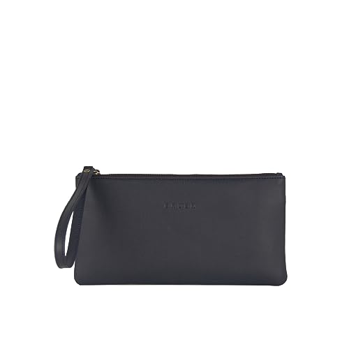 Portefeuille en cuir souple femme MIA bleu marine idéal pour vos sorties citadines