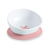 doddl 2-in-1 Baby and Toddler Suction Bowl (Dusky Rose)