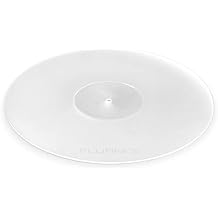 Fluance Acrylic Platter Mat for Turntables - Reduces Vibrations for Improved Sound Clarity for Vinyl Record Playback, Antistatic, Precision Machined, Compatible with 12" Record Players PM50