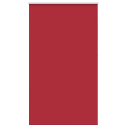 vidaXL Verdunkelungsrollo Rot 130x230cm Stoffbreite 126,6cm Polyester, Rollo, Klemmfix, Thermorollo, Verdunklungsrollo, Klemmrollo, Fensterrollo