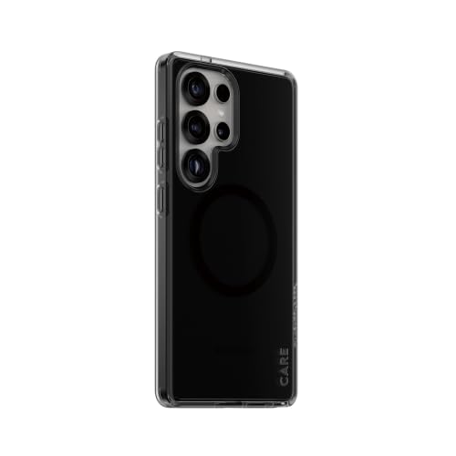 Care by Panzer Flagship Coque de combat urbaine compatible Qi pour Samsung Galaxy S25 Ultra – Fine et résistante, garantie anti-jaunissement, protection améliorée de l'appareil photo, plastique