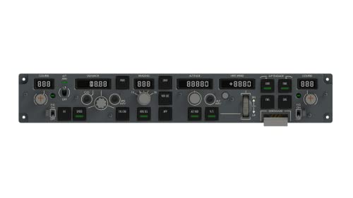 SYDYSOSO Cockpit Simulator 737X MCP Flight Simulator Mode Control Panel, Full Scale Replica of Boeing 737 Mode Control Panel, Real Aircraft Operation, Plug and Play, USB, Compatible With PC