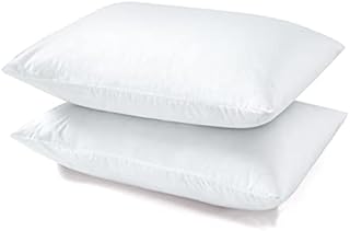 SAPPHIRE COLLECTION WHITE 100% EGYPTIAN COTTON PAIR OF PILLOWCASES 200 THREAD COUNT 50 X 75 CM