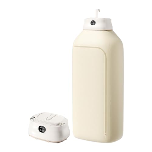 Quorvex Secadores Portátiles De Ropa - Secadora Eléctrica Plegable 400W con Temporizador | Máquina Secado Silencioso Para Jeans Ropa Hogar Casa Viaje Camping