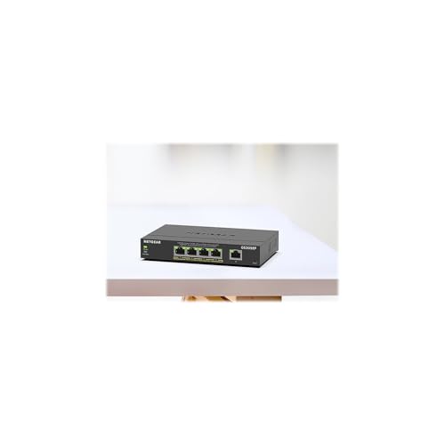 image for NETGEAR 5 Port PoE Gigabit Ethernet Easy Smart Managed Essentials Swit