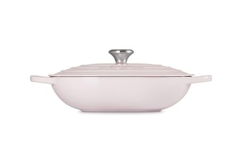 Image of Le Creuset Enameled Cast Iron Oval Casserole with Lid, 3.75 qt., Shallot